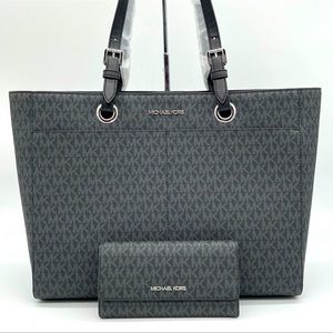Michael Kors Large Commuter Tote & Trifold Wallet